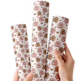 Pink & Fawn Bunnies | Premium Faux Leather Fabric