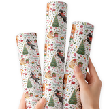 Hooves & Holly | Premium Faux Leather Fabric