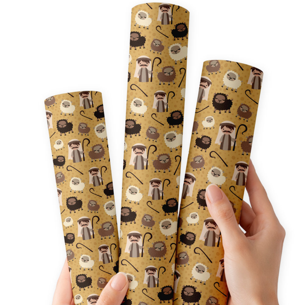 Little Shepherds | Premium Faux Leather Fabric