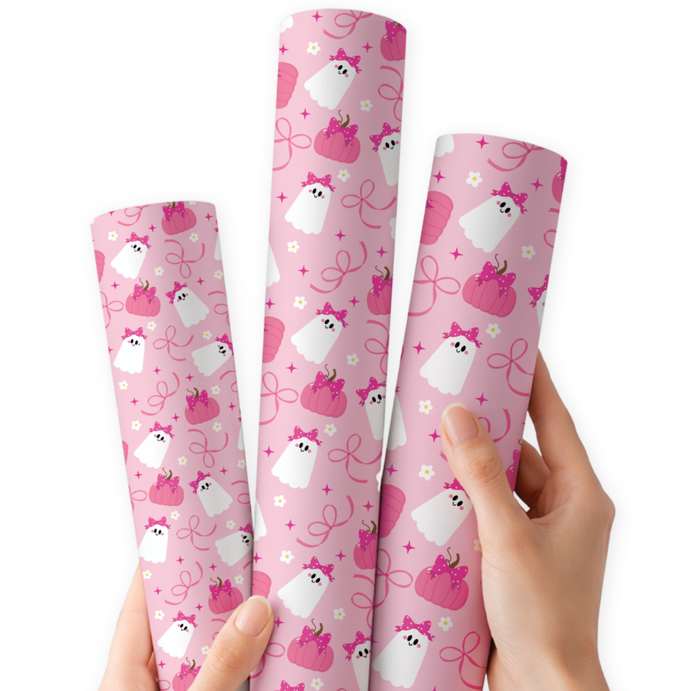 Pink Me a Boo | Premium Faux Leather Fabric