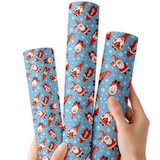 Santa Gonks | Premium Faux Leather Fabric