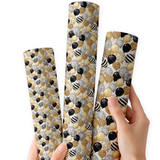 Balloon Party | Premium Faux Leather Fabric
