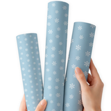 Falling Flakes | Premium Faux Leather Fabric