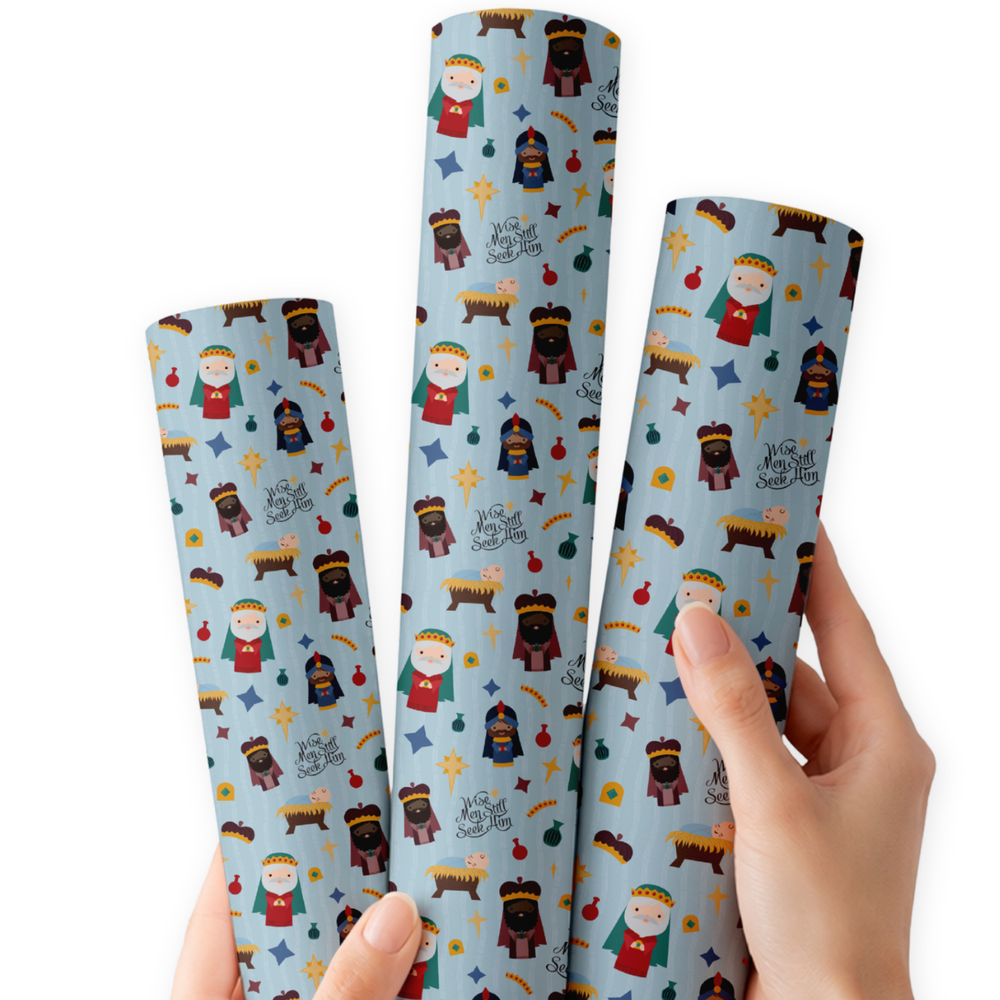 The Wise Men | Premium Faux Leather Fabric