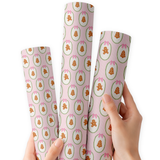 Pink Cookie Christmas | Premium Faux Leather Fabric
