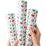 Merry Pawmas | Premium Faux Leather Fabric