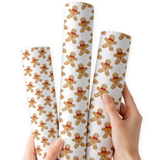 Xmas Gingerbreads | Premium Faux Leather Fabric
