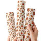 Gingerbread Cutie Crew | Premium Faux Leather Fabric
