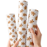 Gingerbread Christmas | Premium Faux Leather Fabric