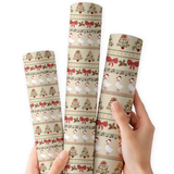 Fa La La La Goose | Premium Faux Leather Fabric