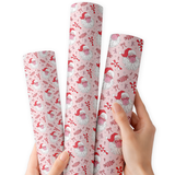 Santa's Sweet Tooth | Premium Faux Leather Fabric