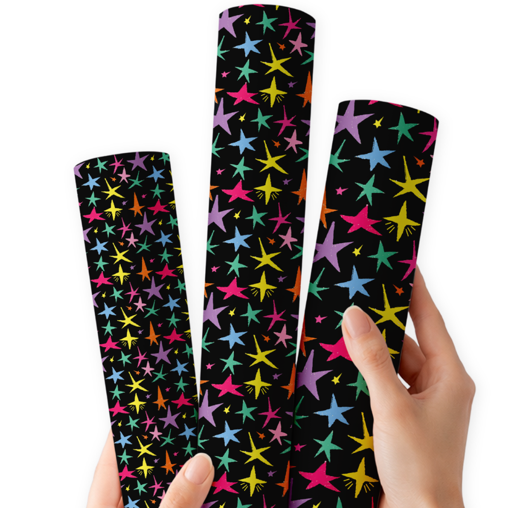 Star Struck | Premium Faux Leather Fabric