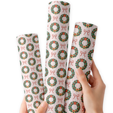 Pretty Little Wreaths | Premium Faux Leather Fabric
