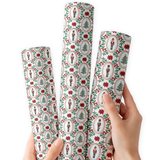Crackin' Christmas | Premium Faux Leather Fabric