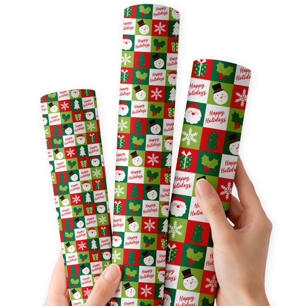 Christmas Pick 'n' Mix | Premium Faux Leather Fabric
