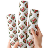 The Christmas Goose | Premium Faux Leather Fabric