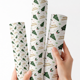 Merry Little Christmas Trees | Premium Faux Leather Fabric