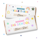 Colourful First Day of School Chocolate Wrappers