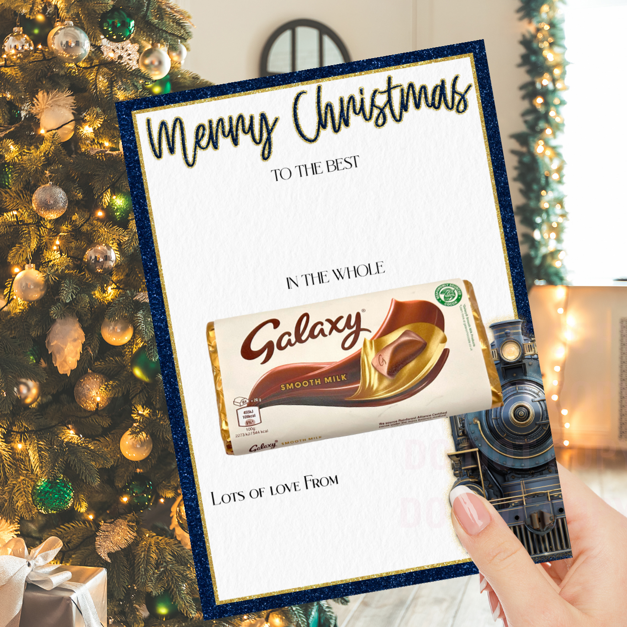 NAVY EXPRESS MERRY CHRISTMAS | IN THE WHOLE 'GALAXY' BOARD - Eliza Henri