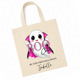 My Very First Halloween- Boo Crew - Pink Vampire Ghost | DTF Transfers
