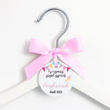 WELSH FIRST DAY OF SCHOOL LEATHERETTE HANGER TAGS- PRE CUT- PINK