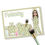 GREEN BUNNY DOLL BEAUTY MAT