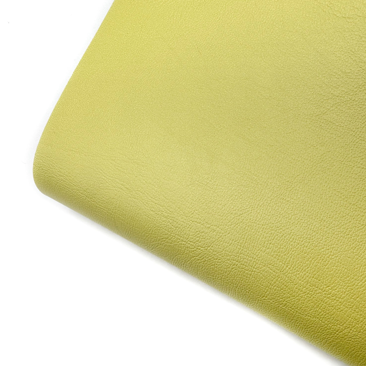 School Lemon Core Colour Premium Faux Leather Fabric Sheets - Eliza Henri