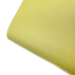 School Lemon Core Colour Premium Faux Leather Fabric Sheets - Eliza Henri