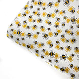 Summer Bee Party Premium Faux Leather Fabric Sheets - Eliza Henri
