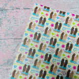 Best Friends Forever Premium Faux Leather Fabric Sheets
