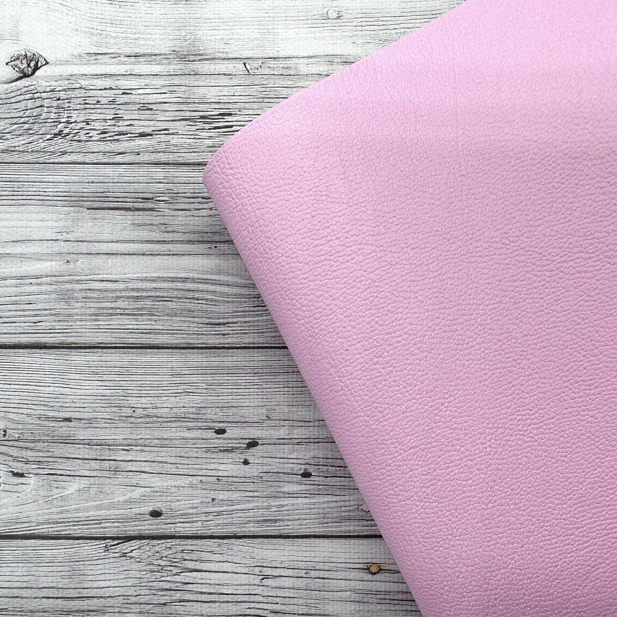 School Baby Pink Core Colour Premium Faux Leather Fabric Sheets - Eliza Henri