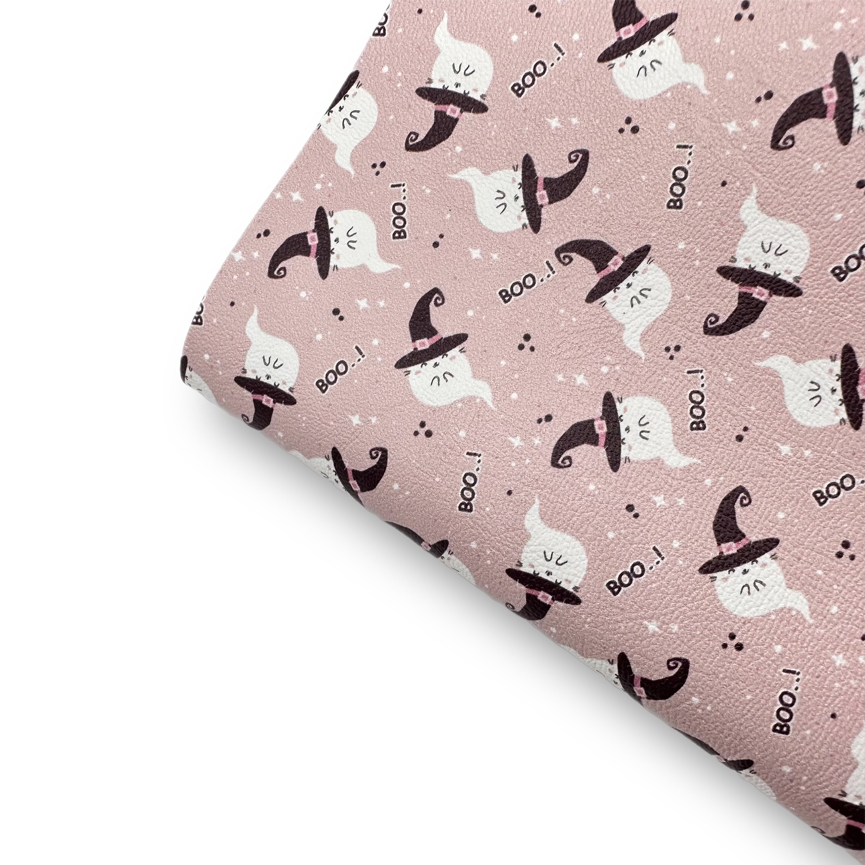 Boo Cats Premium Faux Leather Fabric Sheets - Eliza Henri
