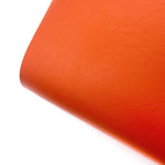 Tangerine Orange Core Colour Premium Faux Leather Fabric Sheets - Eliza Henri