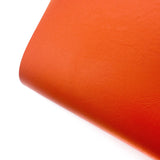 Tangerine Orange Core Colour Premium Faux Leather Fabric Sheets - Eliza Henri