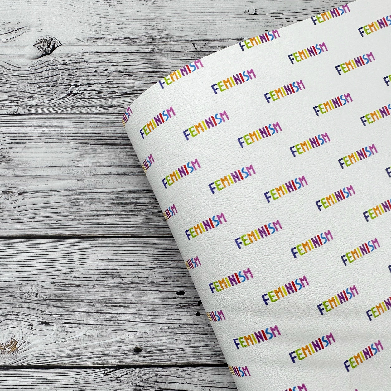 Feminism Premium Faux Leather Fabric Sheets - Eliza Henri