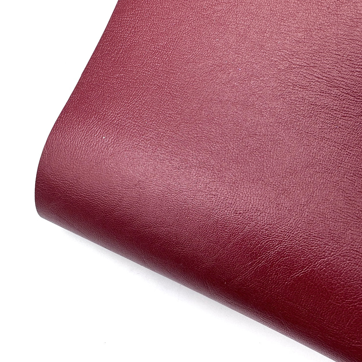 Soft Burgundy Core Colour Premium Faux Leather Fabric Sheets - Eliza Henri