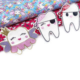 Embroidered Tooth Fairy Tooth/Coin Pocket Pouch - Eliza Henri