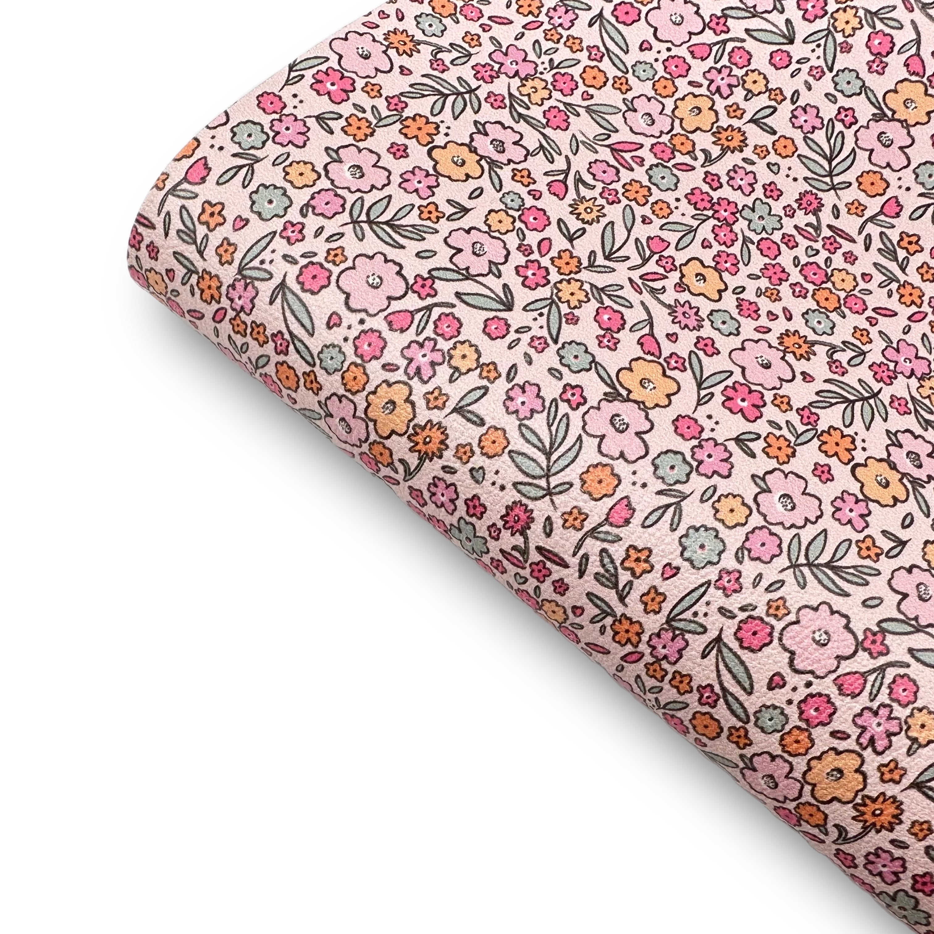 Ditsy Orla Premium Faux Leather Fabric Sheets - Eliza Henri