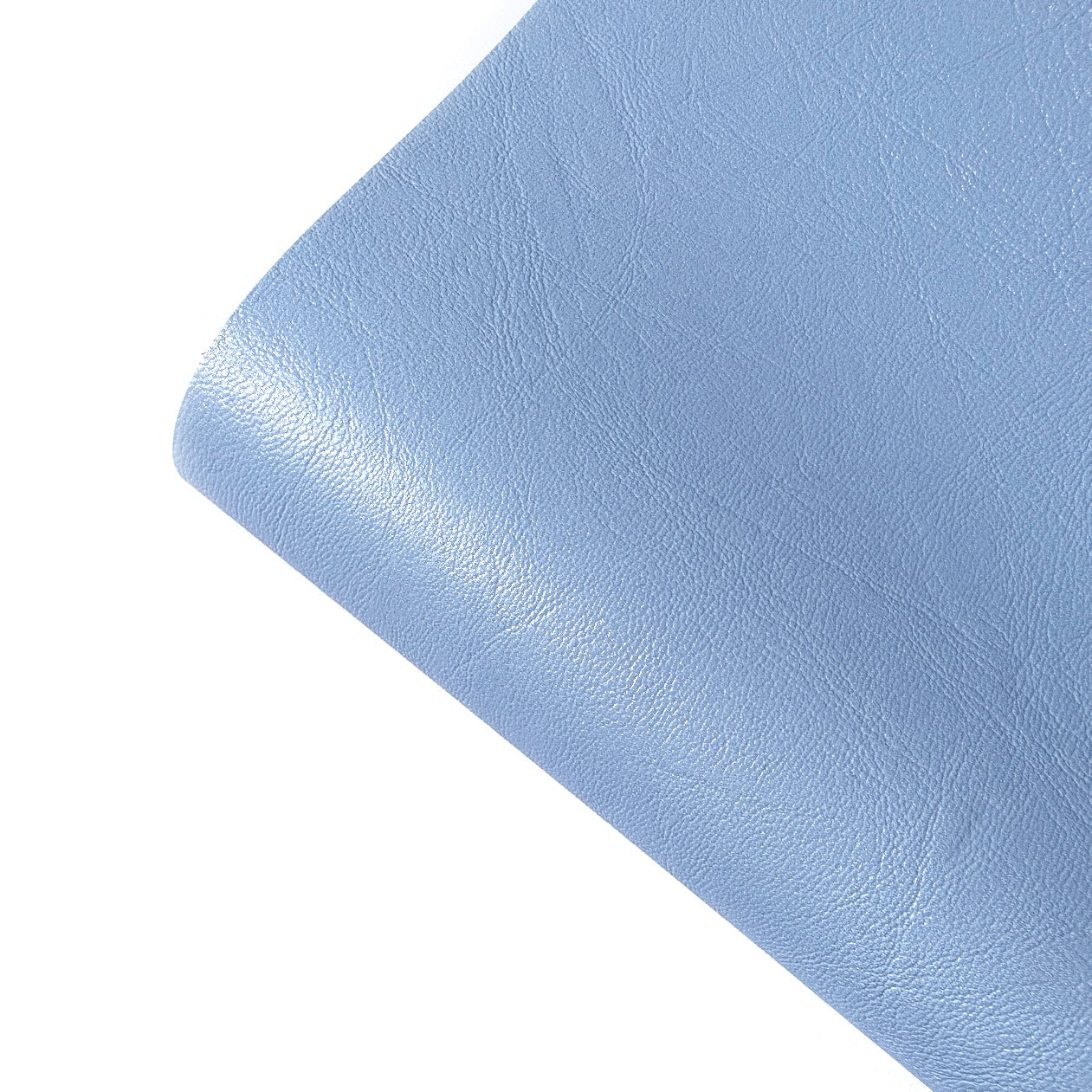 Light Blue Core Colour Premium Faux Leather Fabric Sheets - Eliza Henri