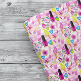 Me and My Besties Things Premium Faux Leather Fabric Sheets