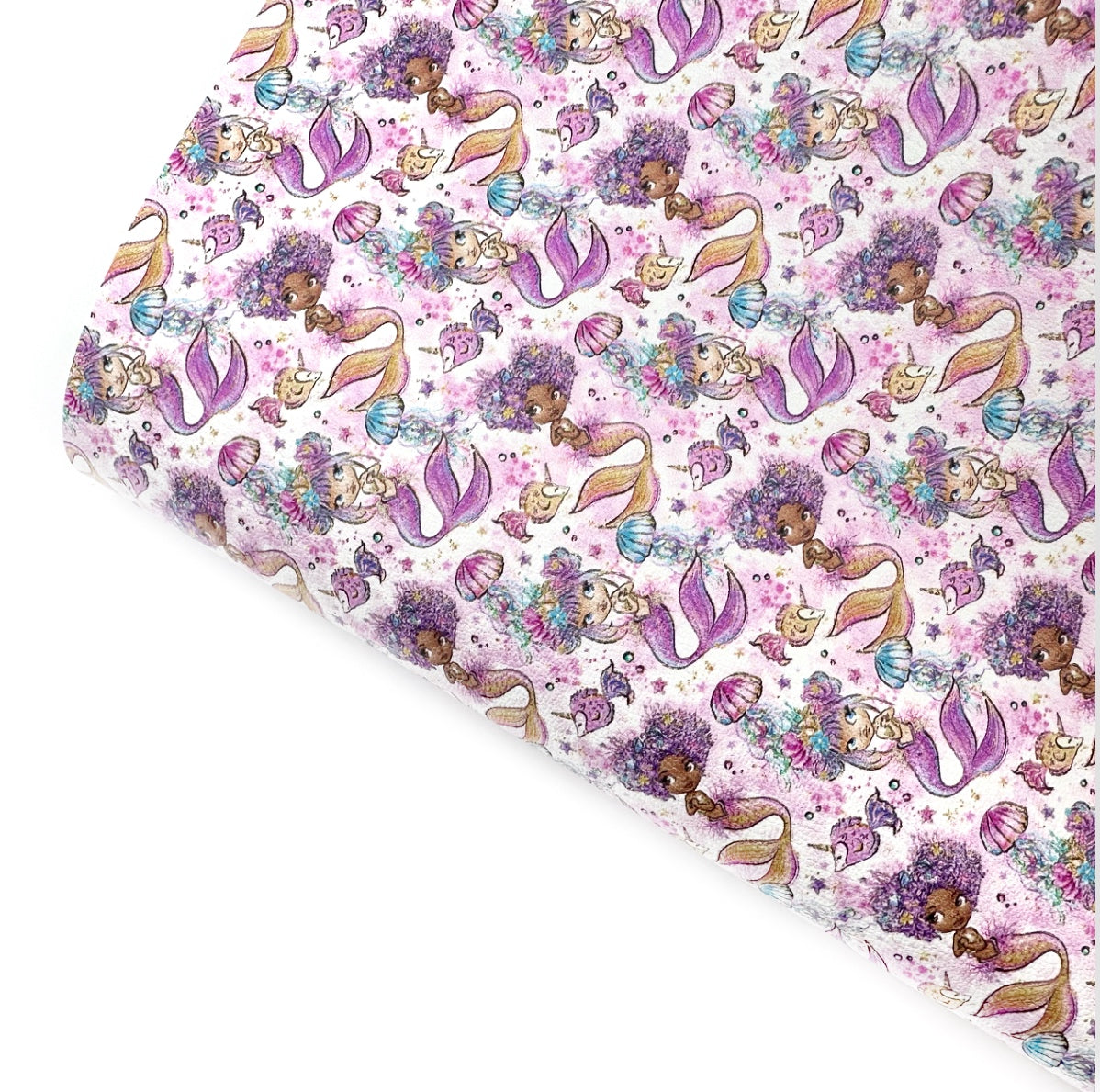 Mermazing Babes Premium Faux Leather Fabric Sheets - Eliza Henri