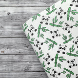 Cute Panda & Eucalyptus Premium Faux Leather Fabric Sheets - Eliza Henri