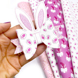 Exclusive White Bunny Ears Pop Up Bow Centre Felties - Eliza Henri