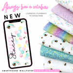 Always Bee a Rainbow Personalised Phone Wallpaper- Set of 3 - Eliza Henri