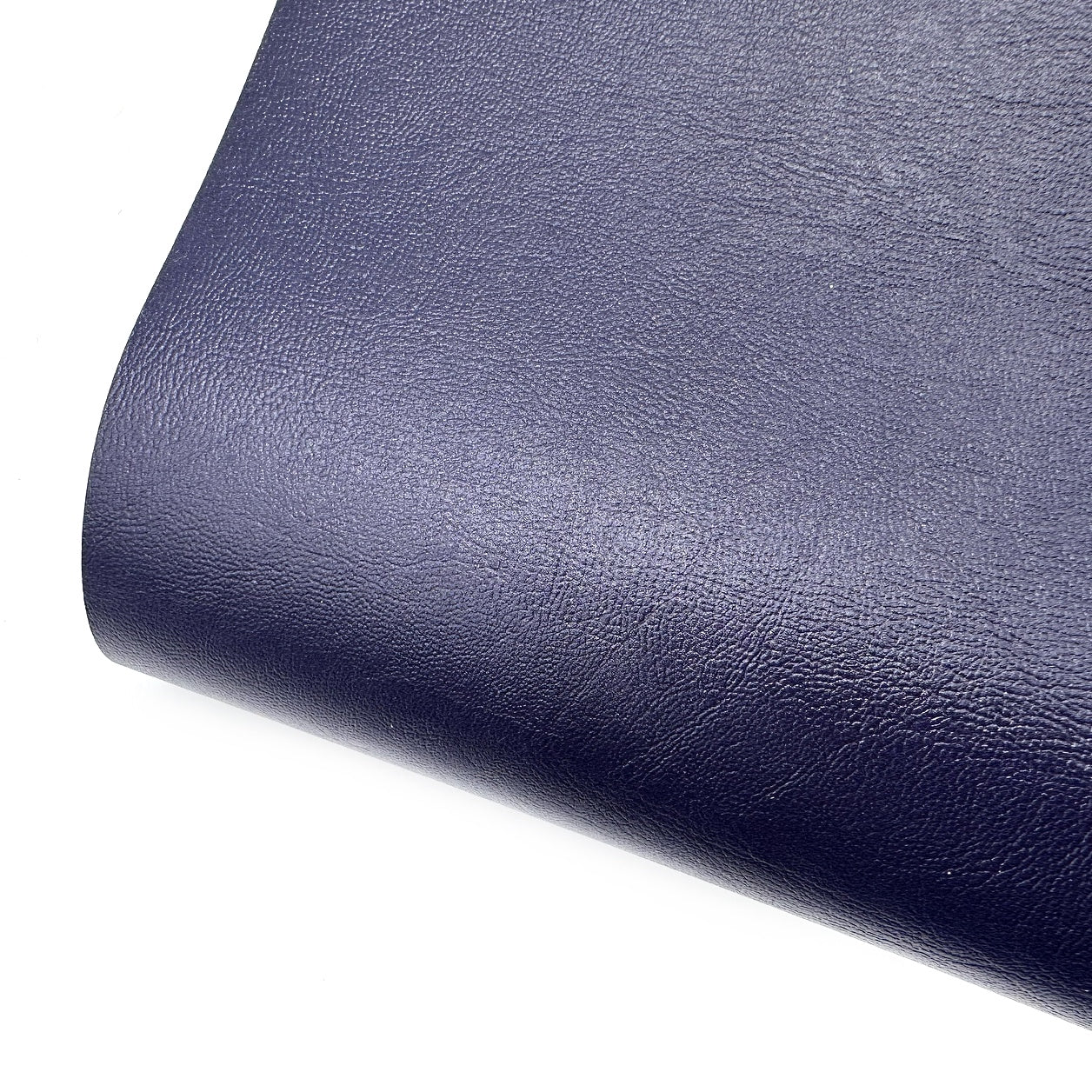 True Navy Core Colour Premium Faux Leather Fabric Sheets - Eliza Henri