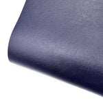 True Navy Core Colour Premium Faux Leather Fabric Sheets - Eliza Henri