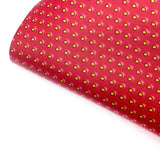 Strawberry Seeds Premium Faux Leather Fabric Sheets - Eliza Henri