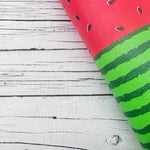 Watermelon Co-ord Faux Leather Fabric Sheets - Eliza Henri