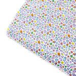 Colourful Leopard Mini Premium Faux Leather Fabric Sheets - Eliza Henri