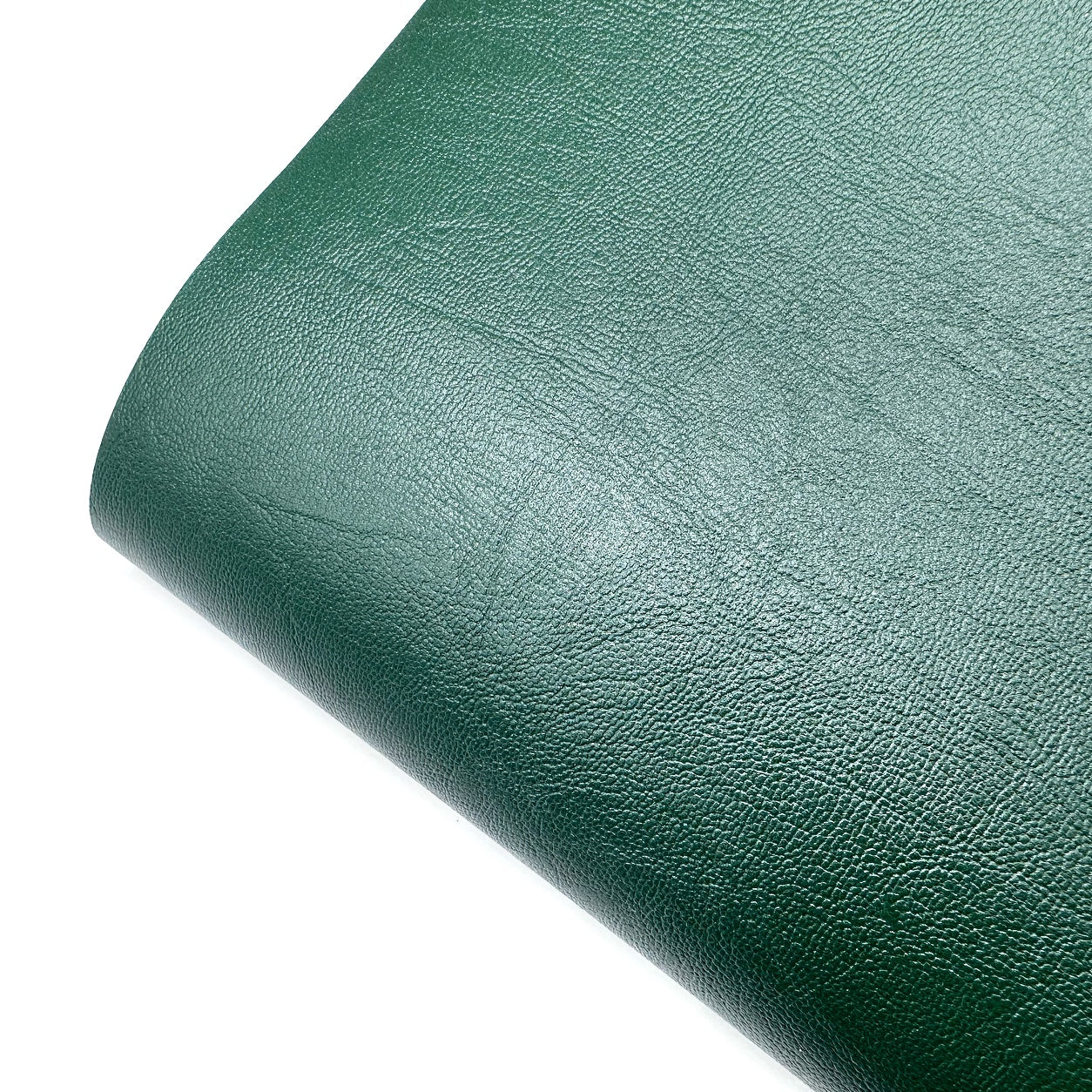 Bottle Green Core Colour Premium Faux Leather Fabric Sheets - Eliza Henri